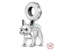 Charms Sterling Silber 925 Französische Bulldogge, Tierarmband Anhänger