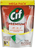 Cif Premium All in 1 Zitrone Geschirrspültabletten 50 Stück