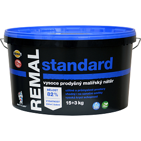 REMAL Standard hochdiffusionsfähige Wandfarbe, 15+3 kg REMAL Standard hochdiffusionsfähige Wandfarbe, 15+3 kg