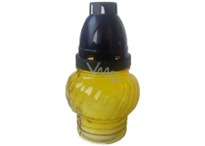 Bony skleněná hřbitovní lampa s kovovým víčkem 15 cm 30 g různé barvy