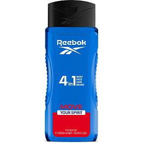 Reebok Men Move Your Spirit Duschgel 4in1, 400 ml