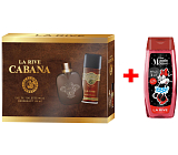 LA RIVE CABANA Parfüm 90 ml + Deodorant Spray 150 ml, Geschenkset für Männer + Duschgel La Rive 2in1 Minie 250 ml ZUSÄTZLICH