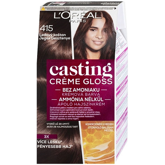 Loreal Paris Casting Creme Gloss Haarfarbe 415 Eiskastanie