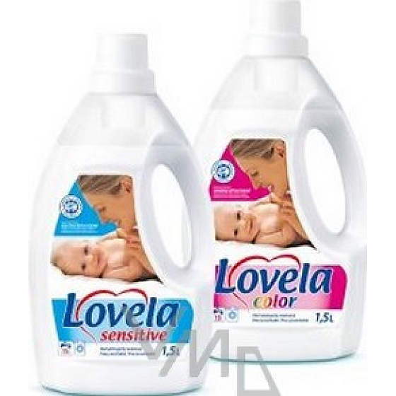 Lovela Sensitive Flüssigwaschmittel 1,5 l + Lovela Color für farbige Wäsche 1,5 l