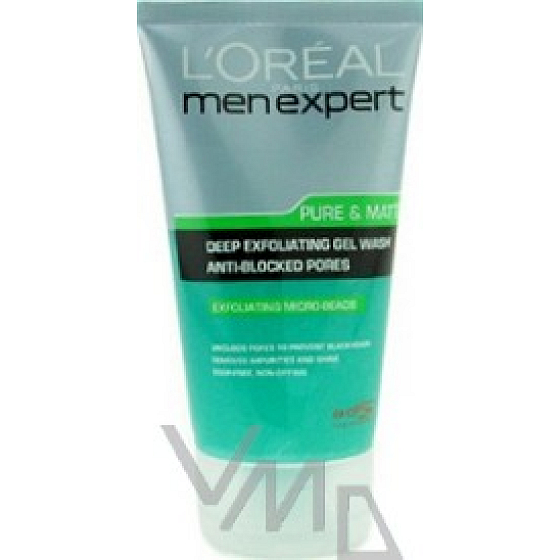 Loreal Paris Men Expert Pure & Matte Reinigungs-Peeling-Gel 150 ml