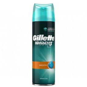 Gillette Mach3 Close & Smooth Rasiergel für Männer 200 ml