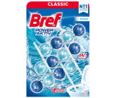 Bref Power Aktiv 4 Formula Ocean Breeze WC-Block für hygienische Sauberkeit und Frische Ihrer Toilette, färbt Wasser 3 x 50 g, Megapack