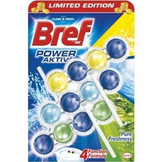 Bref Power Aktiv 4 Formula Pure Frische WC-Block 3 x 50 g