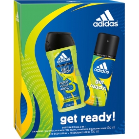 Adidas mach dich bereit! für ihn Deo-Spray 150 ml + Duschgel 250 ml, Kosmetikset