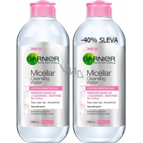 Garnier Skin Naturals Mizellenwasser für empfindliche Haut 2 x 400 ml