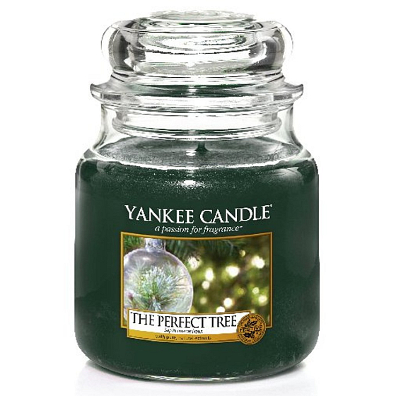 Yankee Candle The Perfect Tree - Perfekte Baumkerze Klassisches mittleres Glas 411 g