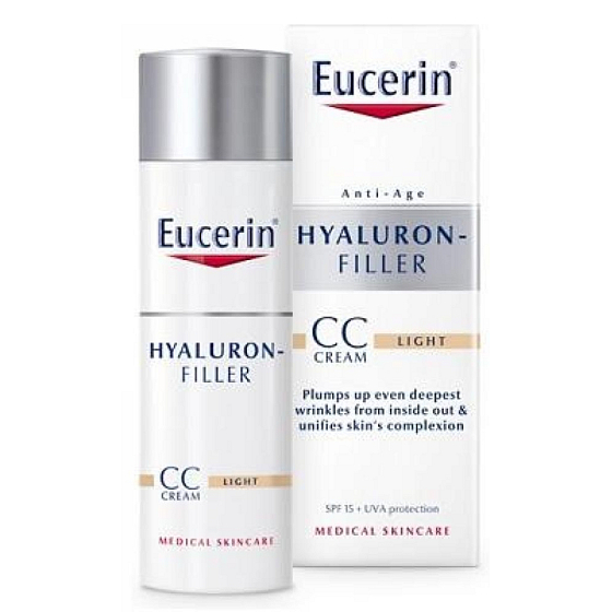 Eucerin Hyaluron-Filler SPF15 CC Anti-Falten-Tagescreme 01 Light 50 ml