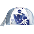 Nivea Körpermilch Körperlotion 400 ml + Creme Care Duschgel 250 ml + Protect & Care Ball Antitranspirant 50 ml + Labello Original Lippenbalsam 4,8 g + Hülle, Kosmetikset