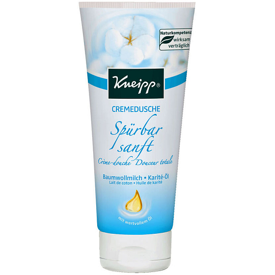 Kneipp Weich wie Samt mit Sheaöl und Baumwollsamenöl Duschgel 200 ml