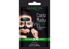 Marion Detox Black Peel Off mit Aktivkohle und Lakritzextrakt zur Lockerung der Poren Peeling Gesichtsmaske 6 g