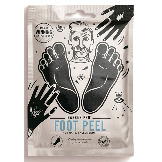 Barber Pro Peeling Textil Fußmaske für Männer 40 ml