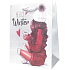 Degen Geschenk Papiertüte 26,5 x 32,5 x 12,7 cm Weihnachtssilber, Hallo Winter 002 LUX groß