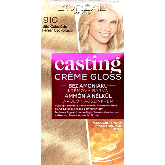 Loreal Paris Casting Creme Glanzcreme Haarfarbe 910 Weiße Schokolade