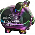 Albi Spardose Schweinchen Regenbogen Weil Schuhe und Handtaschen nie genug sind 15 cm x 12,5 cm x 13 cm