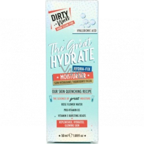 Dirty Works The Great Hydrate Vitamin E and Rose Moisturizing Face Gel 50 ml