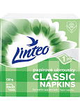 Linteo Classic 1-lagige weiße Papierservietten, 33 x 33 cm, 100 Stk.