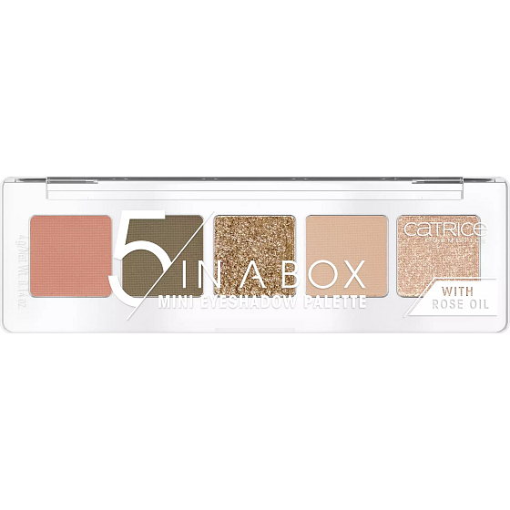 Catrice 5 In A Box Mini Lidschattenpalette Lidschattenpalette 070 Elegant Khaki Look 4 g