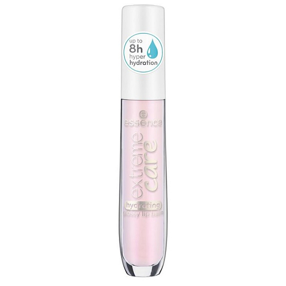 Essence Extreme Care Feuchtigkeitsspendender Lippenbalsam und Gloss 01 Baby Rose 5 ml