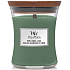 WoodWick Mint Leaves & Oak Duftkerze mit Holzdocht und Deckel Glas mittel 275 g