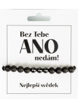 Albi Perlenarmband Ohne dich ja ich werde nicht geben Der beste Zeuge 21 cm
