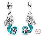Sterling Silber 925 Disney Die kleine Meerjungfrau - Ariel, Armband-Anhänger