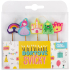 Albi Tortenkerzen Set - Prinzessin 2,5 cm 5 Stück