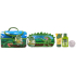 Baylis & Harding Dinosaurus Badeschaum 100 ml + Haarshampoo 30 ml + Fizzy Badebombe 4 x 20 g + Badeschwamm + Kosmetiktasche, Kosmetikset für Kinder