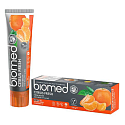 Biomed Citrus Fresh fluoridfreie Zahnpasta mit natürlichen ätherischen Ölen aus Zitrusfrüchten und Minze für maximale Atemfrische100 g