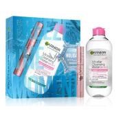 Maybelline Lash Sensational Sky High Mascara + Garnier Skin Naturals Mizellenwasser für empfindliche Haut 400 ml, Kosmetikset für Frauen