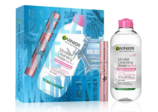 Maybelline Lash Sensational Sky High Mascara + Garnier Skin Naturals Mizellenwasser für empfindliche Haut 400 ml, Kosmetikset für Frauen