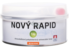 Polykar Nový Rapid univerzální dvousložkový tmel, 1 kg