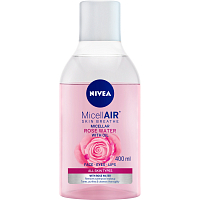 Nivea MicellAIR zwei-phasiges Mizellenwasser mit Rosenwasser, 400 ml