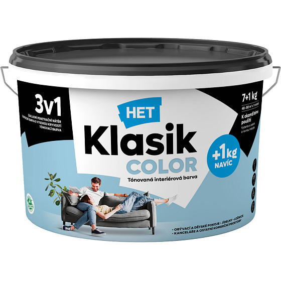 Het Klasik Color Malerfarbe, 0427 Himmelsblau, 7+1 kg