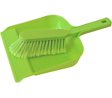 Spokar Color 5215, Set Besen mit Kehrschaufel ohne Gummi-Leiste