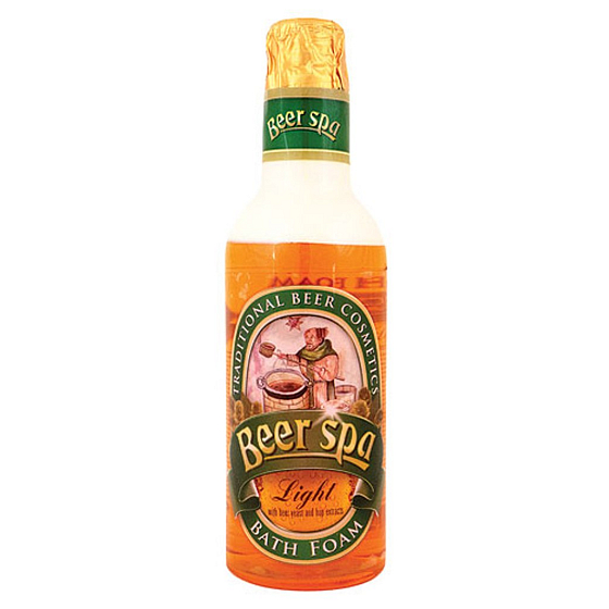 Bohemia Gifts Beer Spa light mit Extrakten aus Bierhefe und Hopfen-Zweikomponentenschaum 500ml