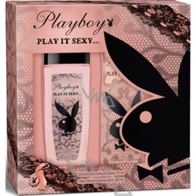 Playboy Play It Sexy parfümiertes Deo-Glas für Frauen 75 ml + Deo-Spray 150 ml, Kosmetik-Set