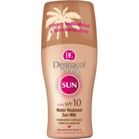 Dermacol Sun Milk SPF10 Wasserfeste Sonnencreme 200 ml Spray