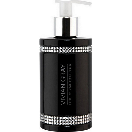 Vivian Gray Crystal Black luxuriöse Flüssigseife 250 ml