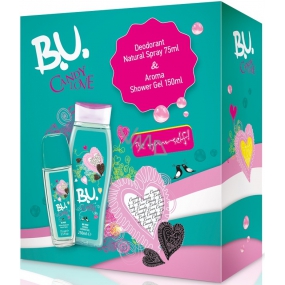 BU Candy Love parfümiertes Deodorantglas für Frauen 75 ml + Duschgel 250 ml, Geschenkset für Frauen