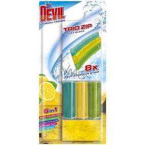 DR. Devil Lemon Fresh 6in1 Trio Zip Toilette selbstklebendes Pad 60 g