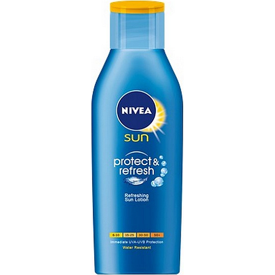 Nivea Sun Protect & Refresh OF20 + erfrischender mittlerer Sonnenschutz 200 ml