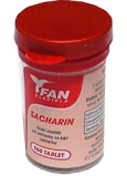 Fan Sacharin Süßstoff 160 Tabletten in 10 g Dose