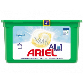 Ariel All-in-1 Pods Empfindliche Gelkapseln zum Waschen von Kleidung 14 Stück 338,8 g