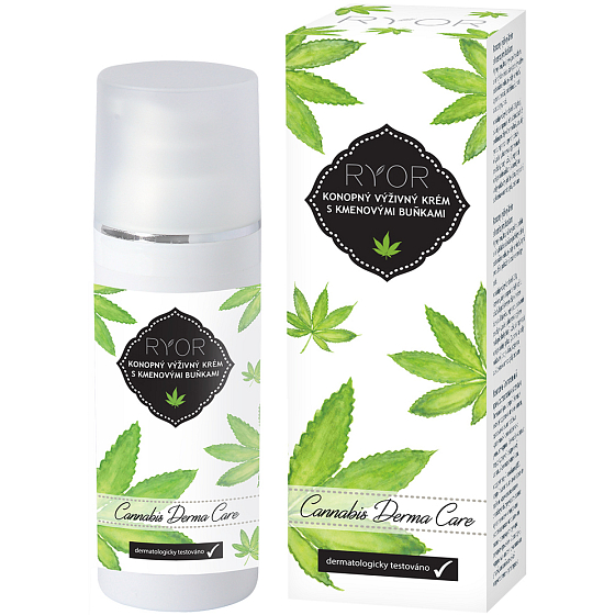 Ryor Cannabis Derma Care Hanf-Pflegecreme mit Stammzellen 50 ml