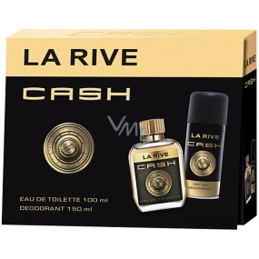 La Rive Cash Man Eau de Toilette für Männer 100 ml + Deodorant Spray 150 ml, Geschenkset